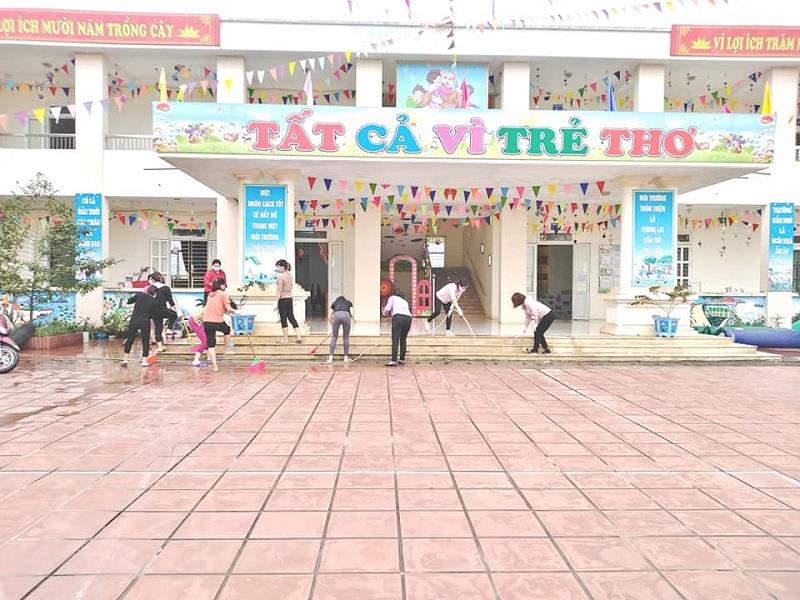 Công tác tổng vệ sinh phòng chống dịch bệnh